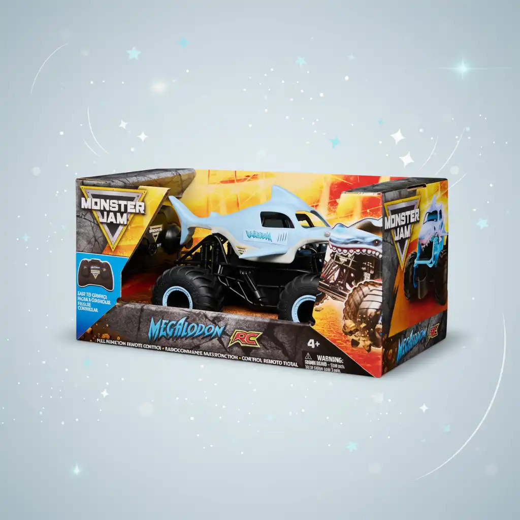 Finition précise et détails authentiques du châssis Monster Jam.