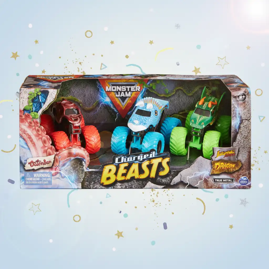 Libérez la puissance bestiale avec les légendaires trucks Monster Jam.