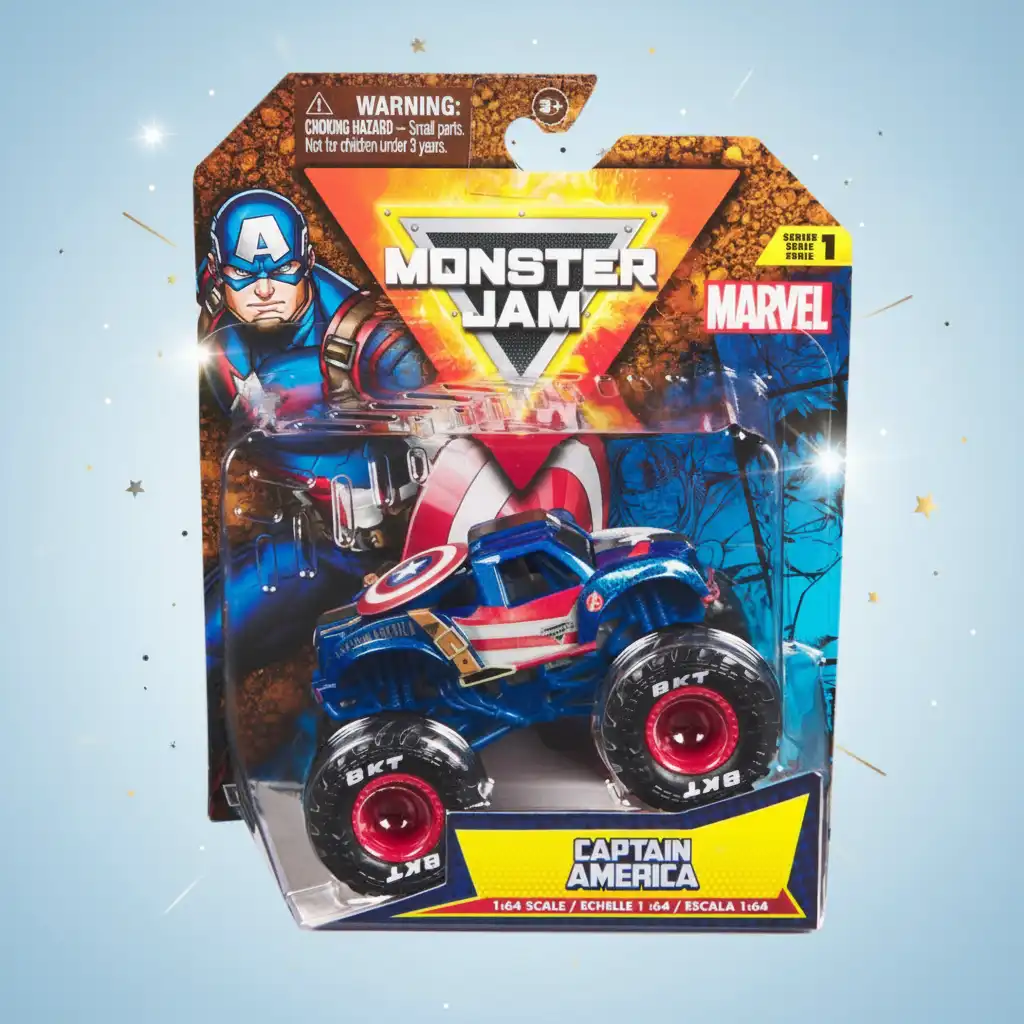 Vivez des aventures épiques avec le monster truck emblématique.