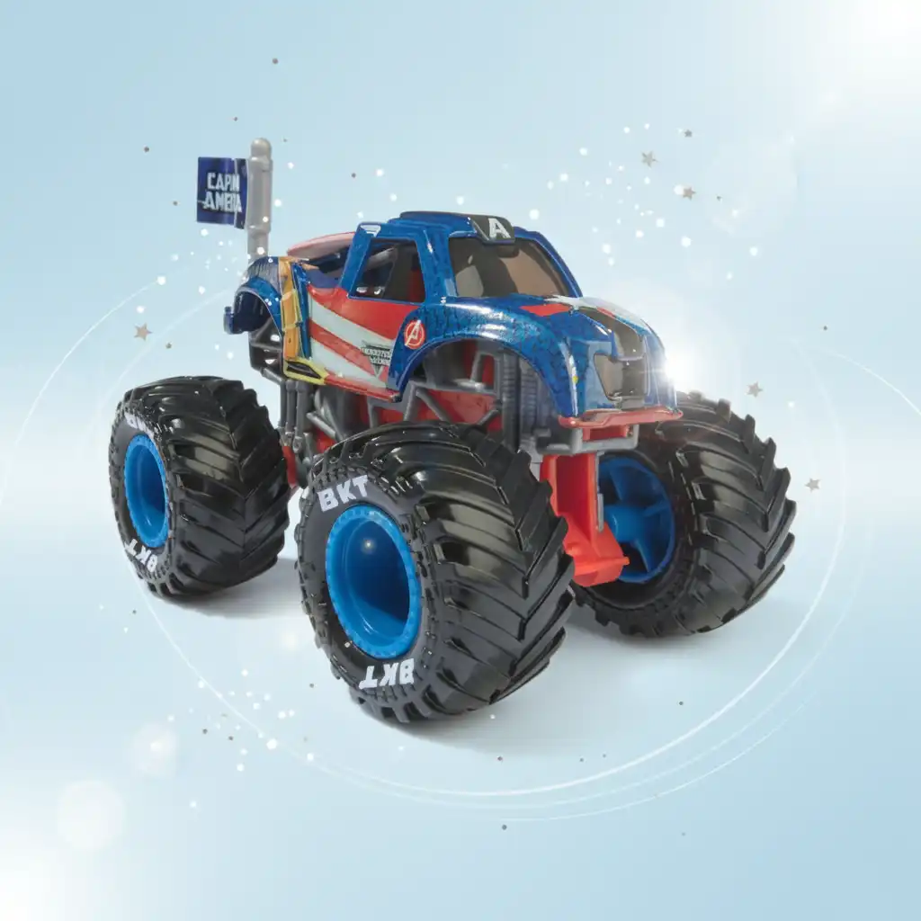 Créez votre propre spectacle Monster Jam rempli d'action héroïque.