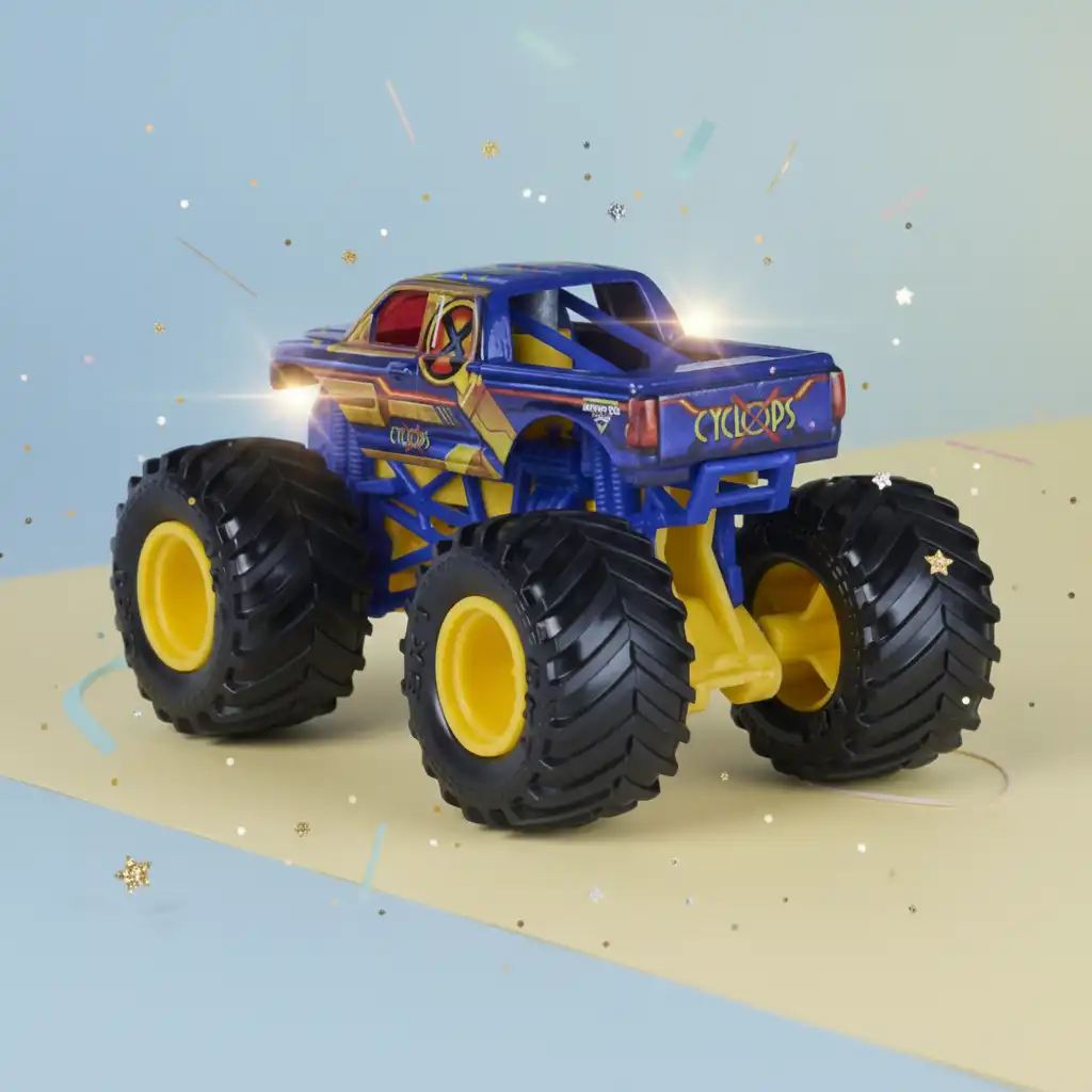 Créez votre propre spectacle Monster Jam rempli de figures.