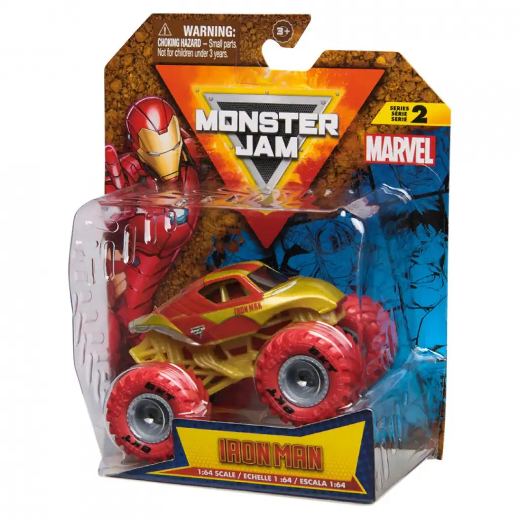 Vivez une action infinie avec Iron Man dans l'arène Monster Jam.