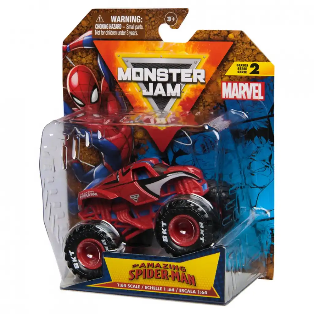 Vivez une action sans fin avec le monster truck aux couleurs de Spider-Man!