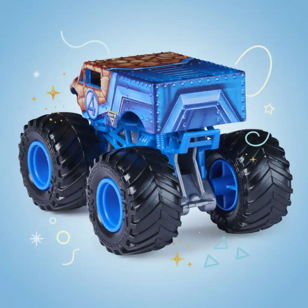 Édition exclusive de collection pour les fans de Marvel et Monster Jam.