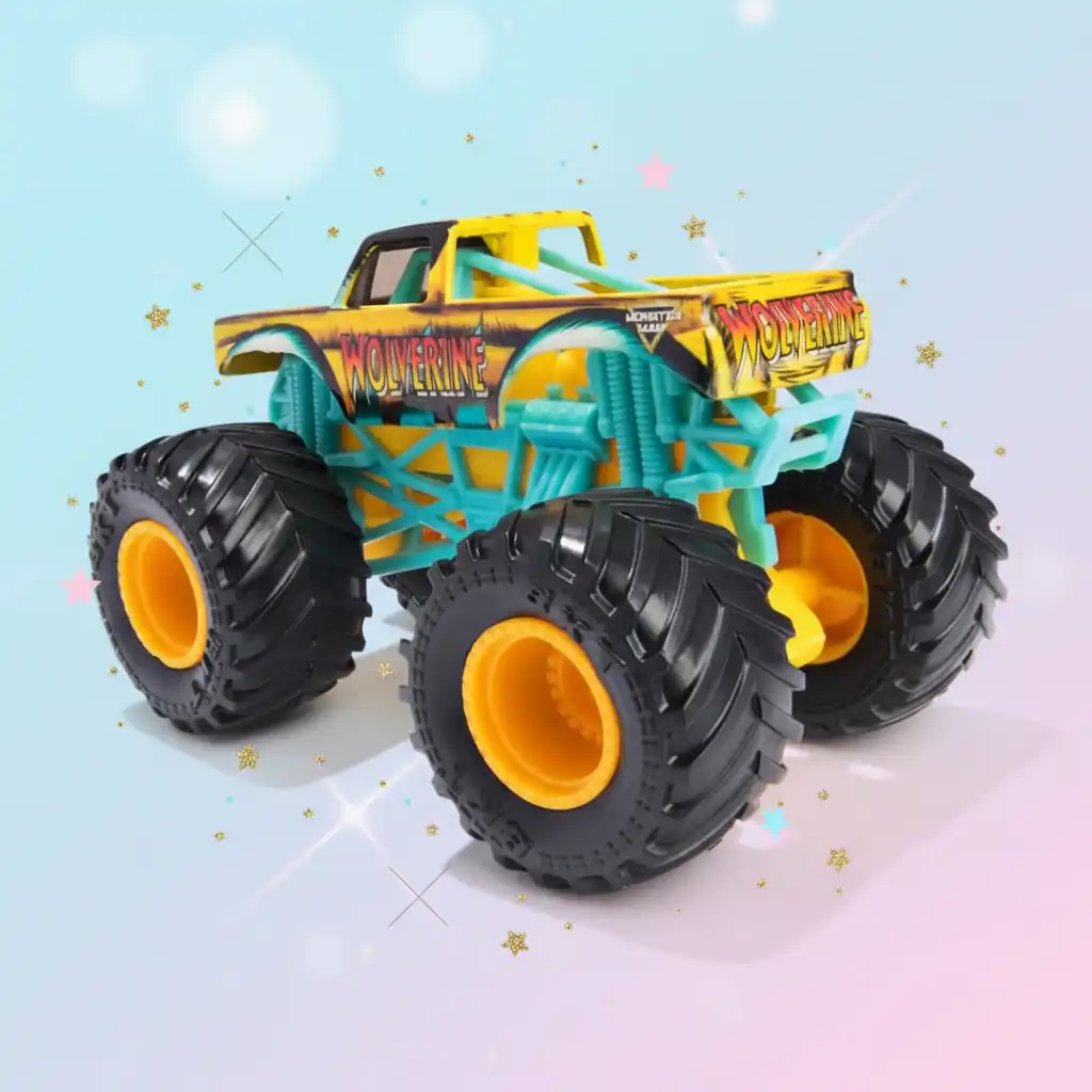 Créez votre propre spectacle Monster Jam plein de figures.