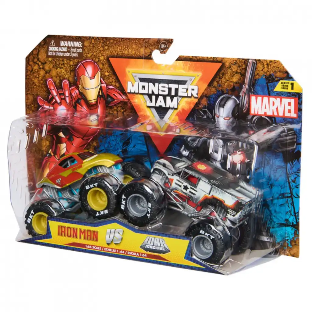 Vivez un combat épique entre Iron Man et War Machine sur quatre roues.