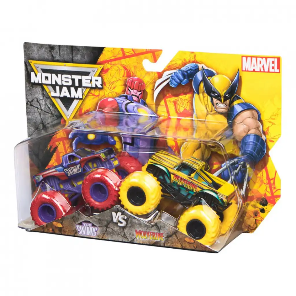 Déchaînez un divertissement infini avec les légendaires trucks Wolverine et Sentinel.