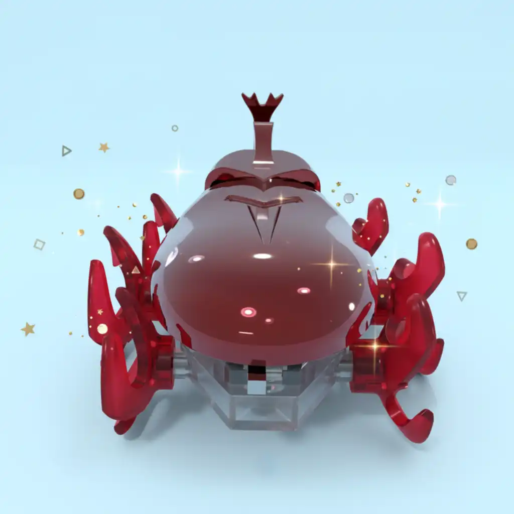 Design hi-tech moderne pour chaque petit collectionneur de robots.