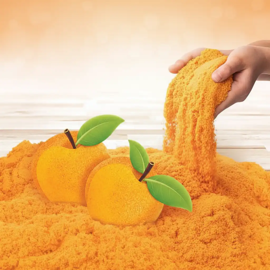 Développez les sens avec du sable parfumé et coloré.