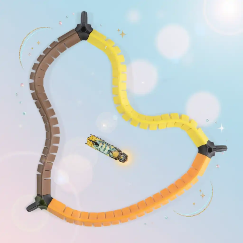 Soyez créatif et créez le plus grand défi pour le robot insecte.