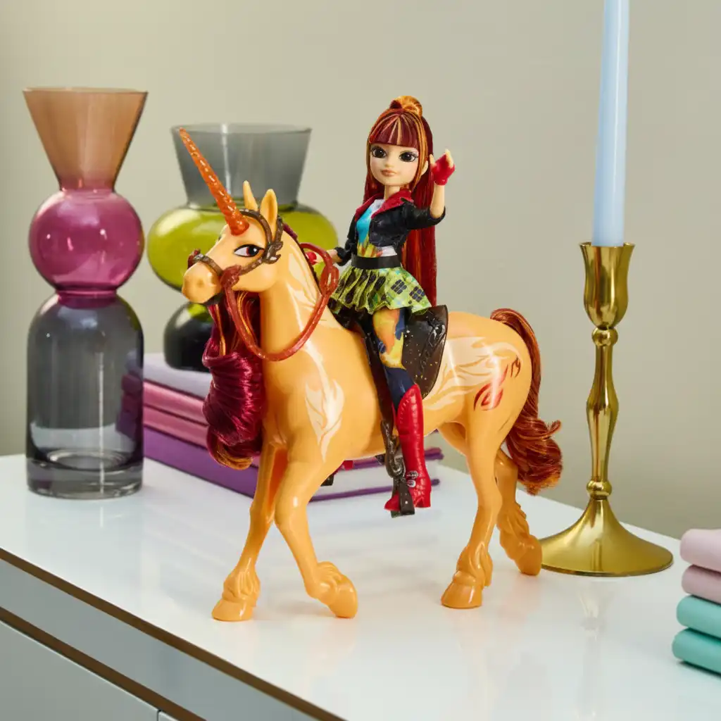 Soyez créatif et prenez soin de la crinière de votre licorne magique.