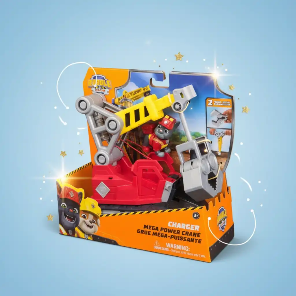Vivez un jeu passionnant de constructeur avec les héros Rubble & Crew.
