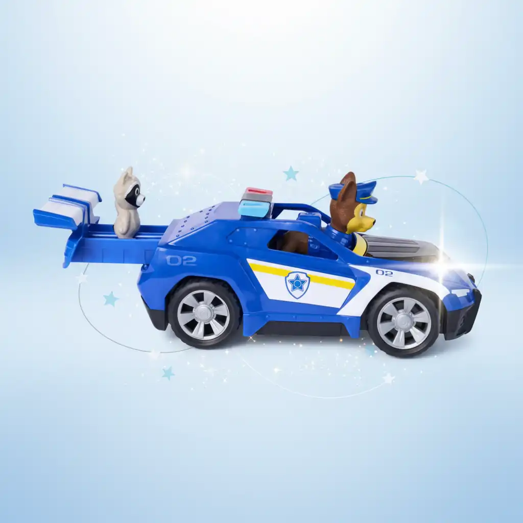 Développez la créativité des enfants avec des éléments interactifs du véhicule de secours.