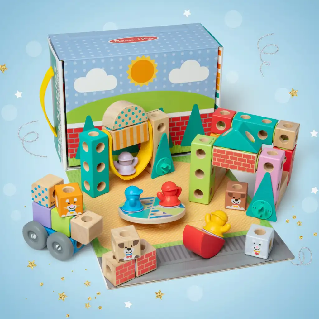 Développez l'imagination des enfants avec des éléments de jeu variés.