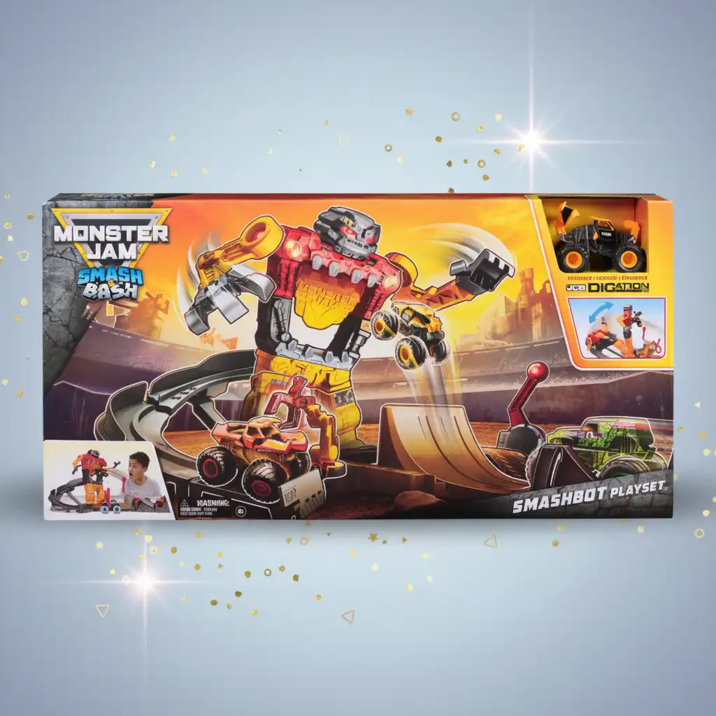 Vivez une véritable action Monster Jam pleine d'écrasements et de collisions!