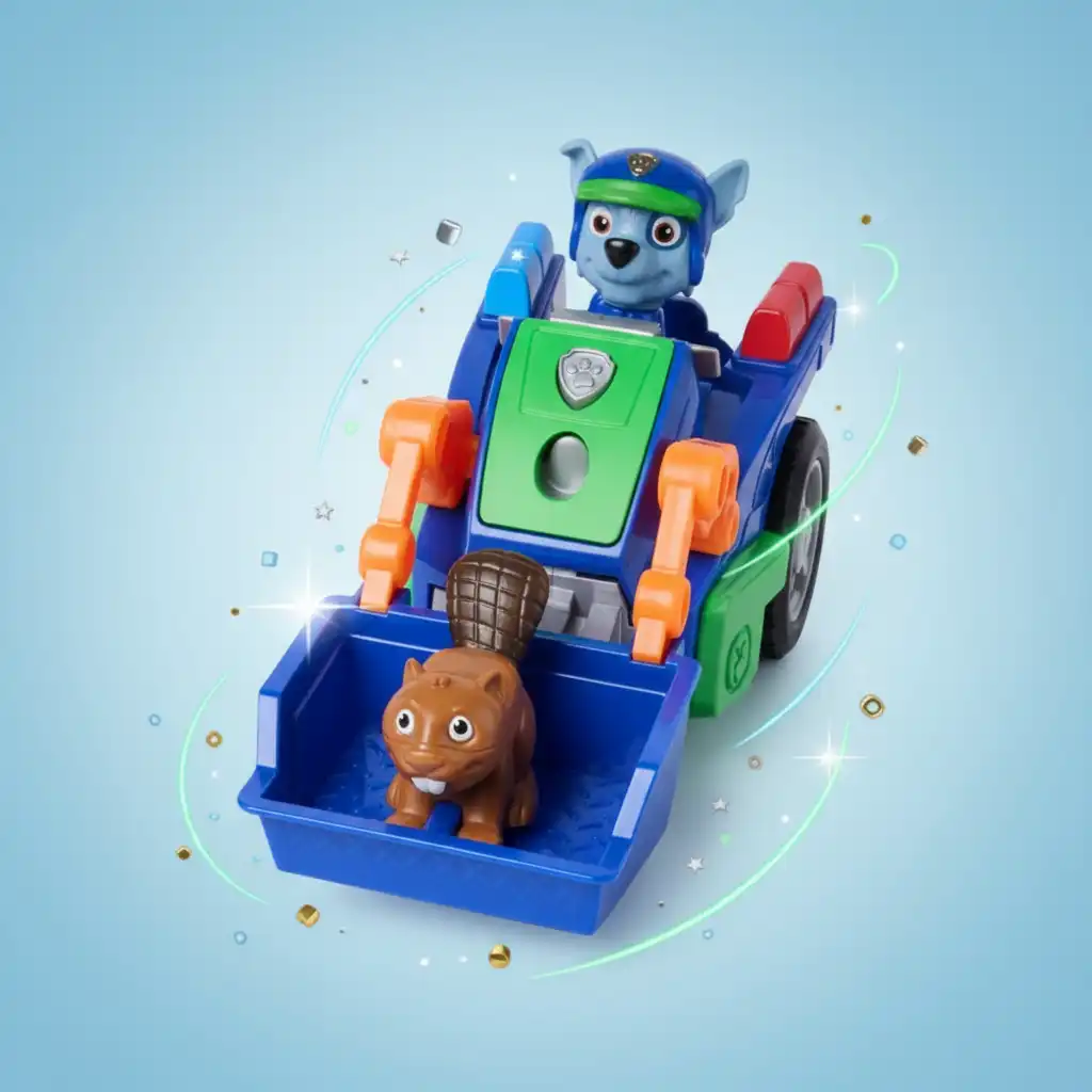 Le cadeau parfait pour chaque fan de héros canins et de petites voitures.