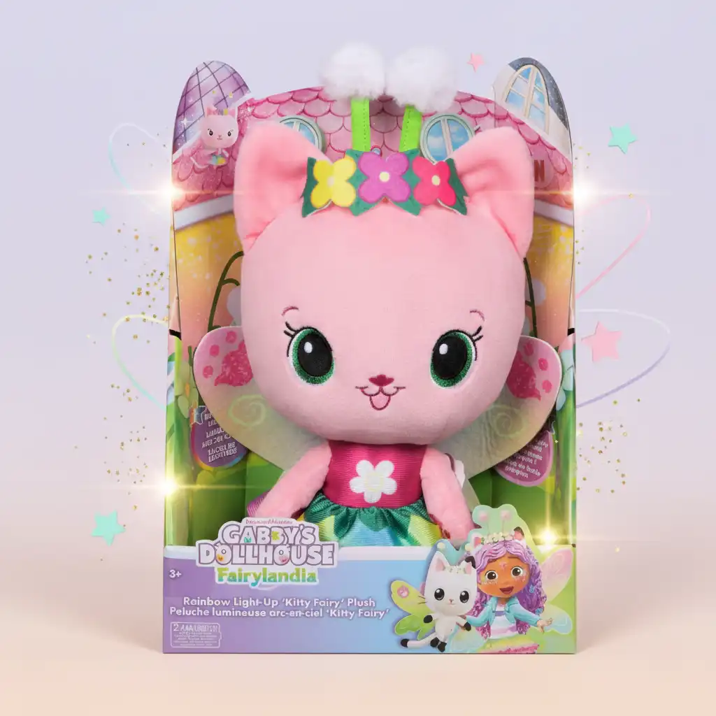 Détails précis et peluche douce pour un maximum de plaisir de jeu.