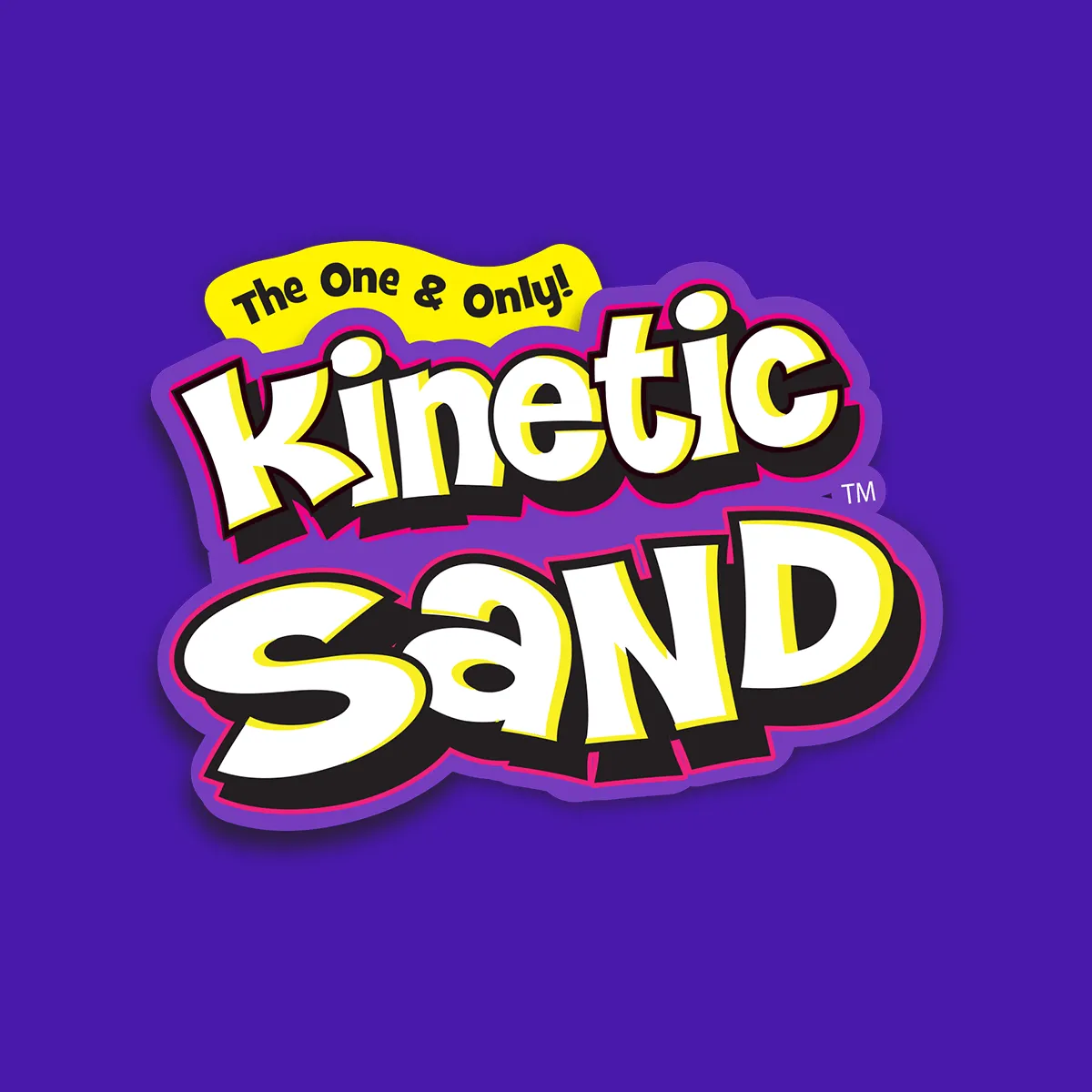 Logo officiel de Kinetic Sand fabrication de bonbons