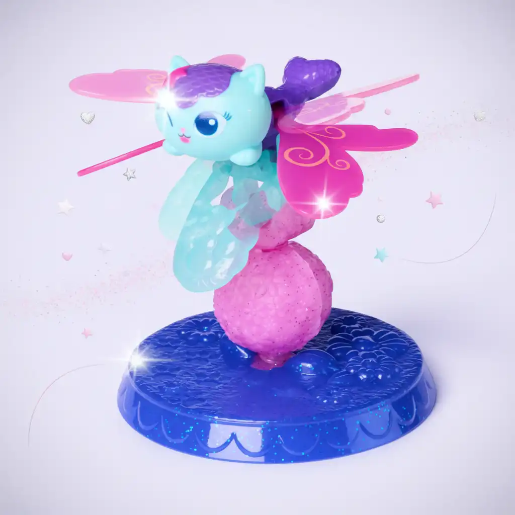 Un support pratique assure un rangement sécurisé de votre figurine préférée.