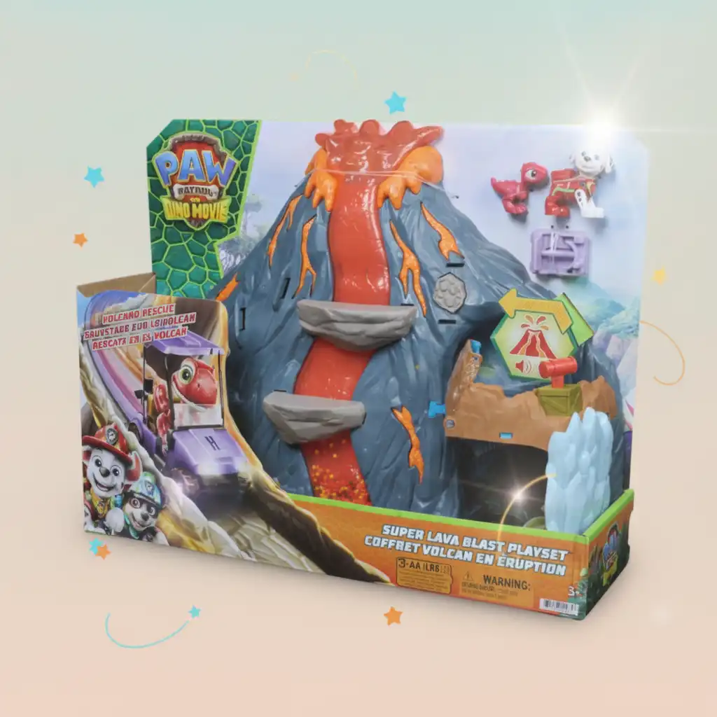Ensemble de jeu complet avec figurines et véhicule inclus.