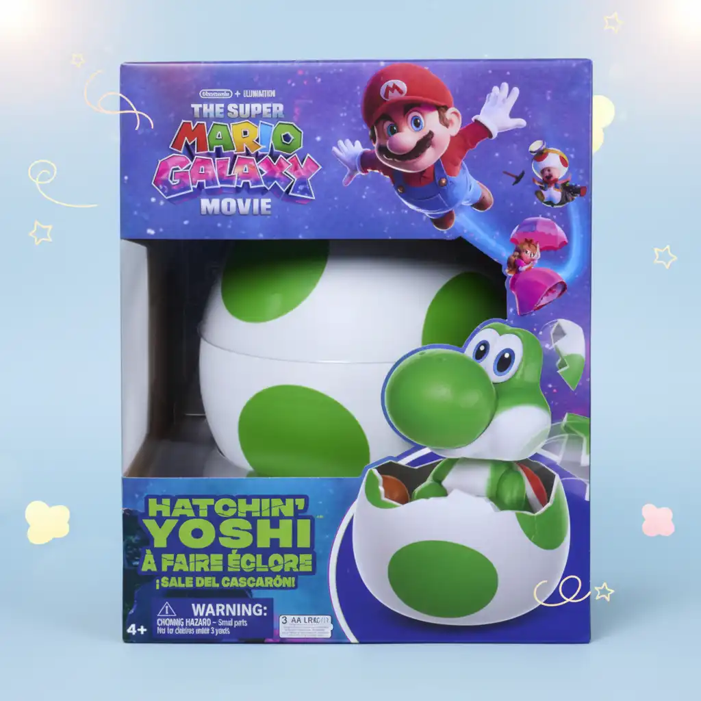 Préparez-vous à l'éclosion de votre nouveau meilleur ami Yoshi.