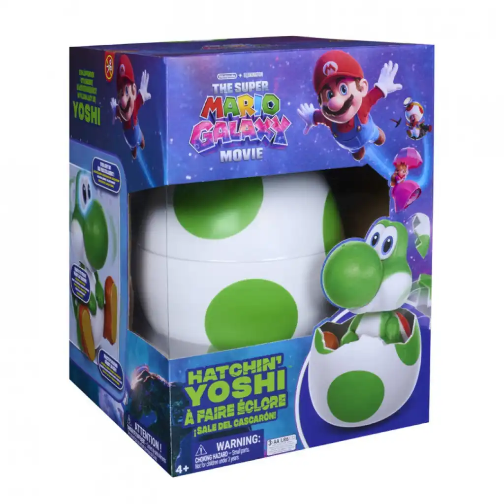 Vivez le moment excitant où Yoshi sort pour la première fois de l'œuf.