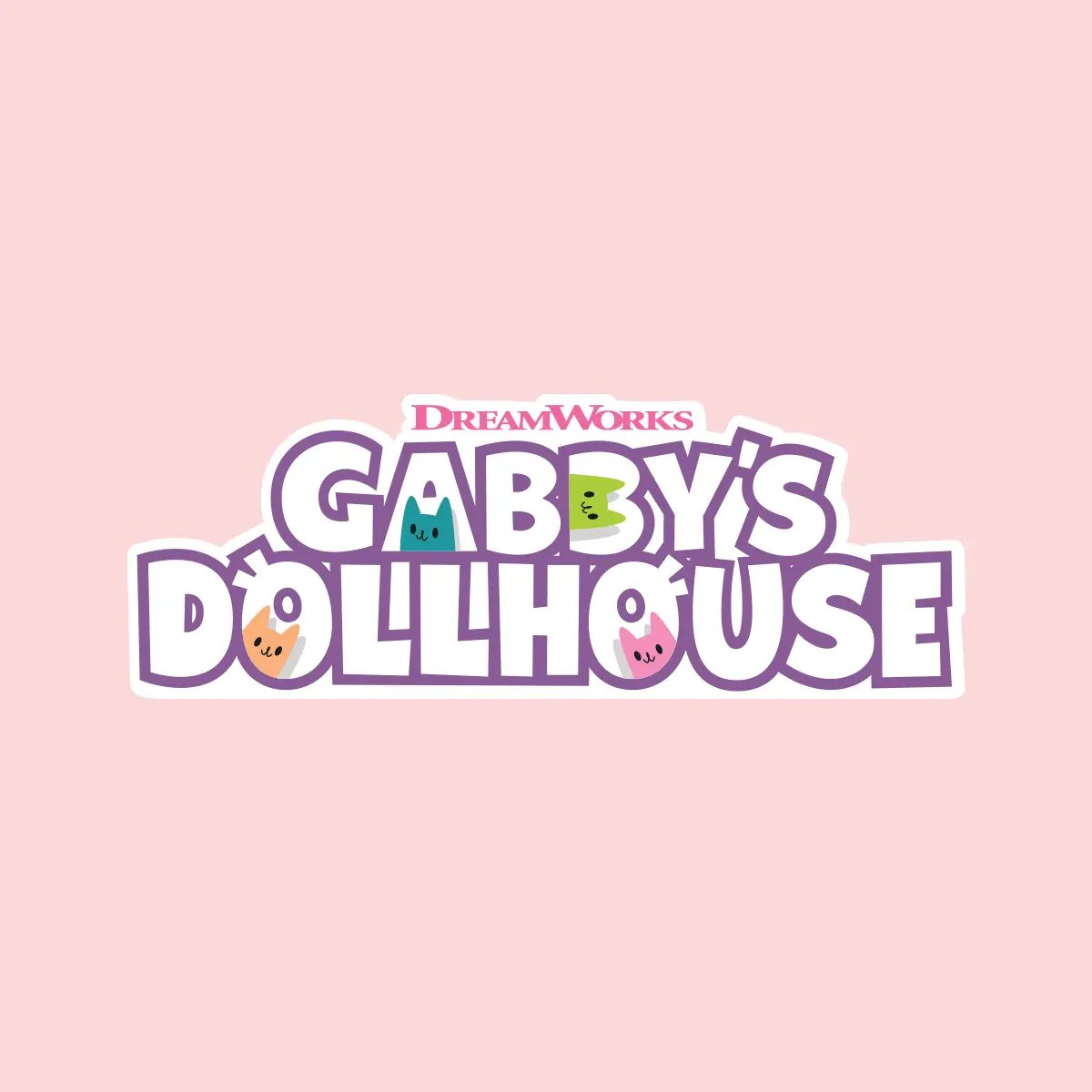 Logo officiel Gabby et la Maison Magique amis fées Kitty Narwhal