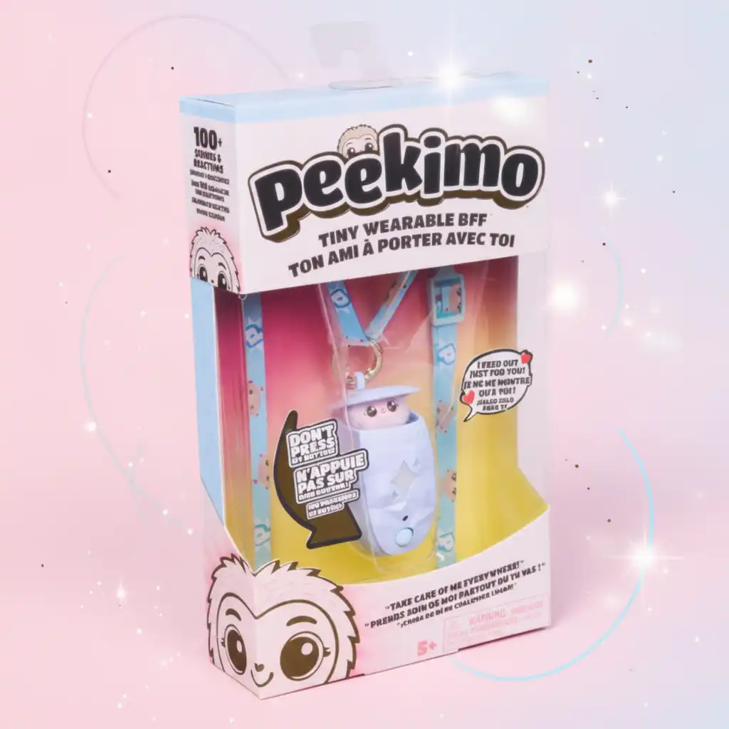 Regardez comment Peekimo émerge pour la première fois de son étui.